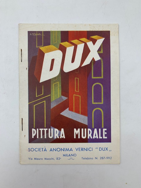 Società Anon. Vernici DUX, Milano. Pittura murale italiana per l'edilizia